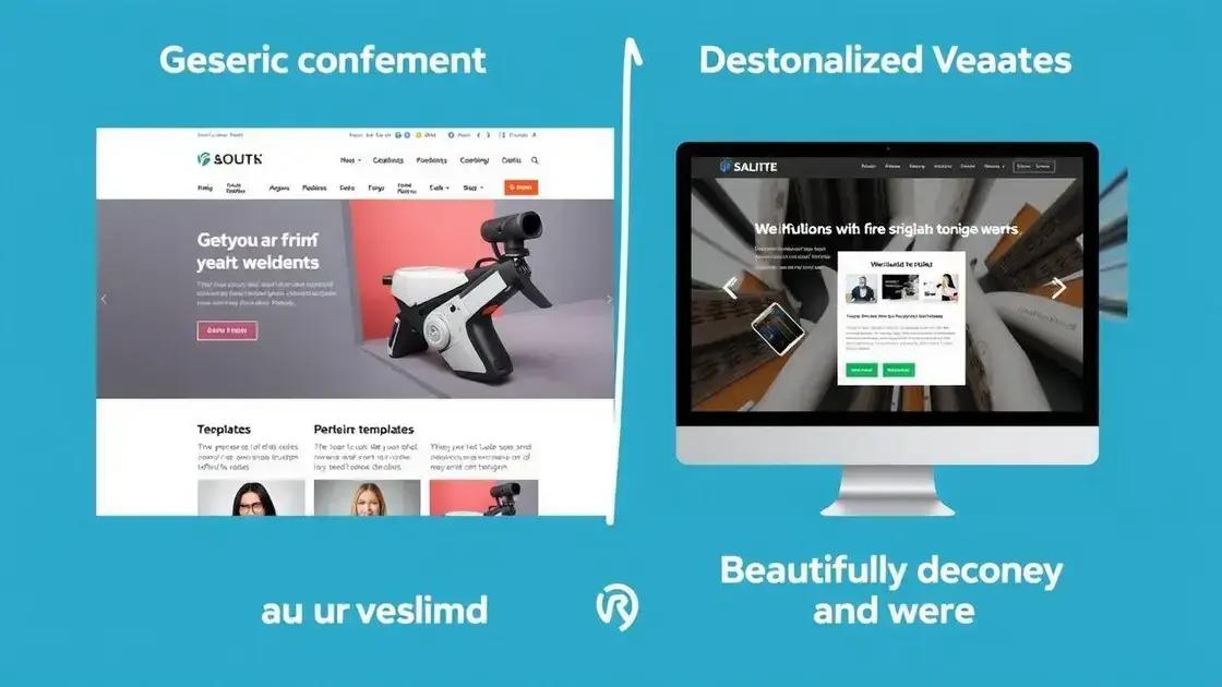 Vantagens da criação de sites personalizados Vantagens da criação de sites personalizados