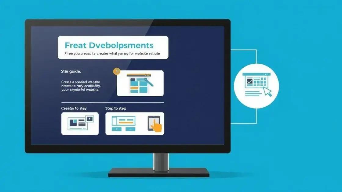Passo a passo para criar um site personalizado Passo a passo para criar um site personalizado