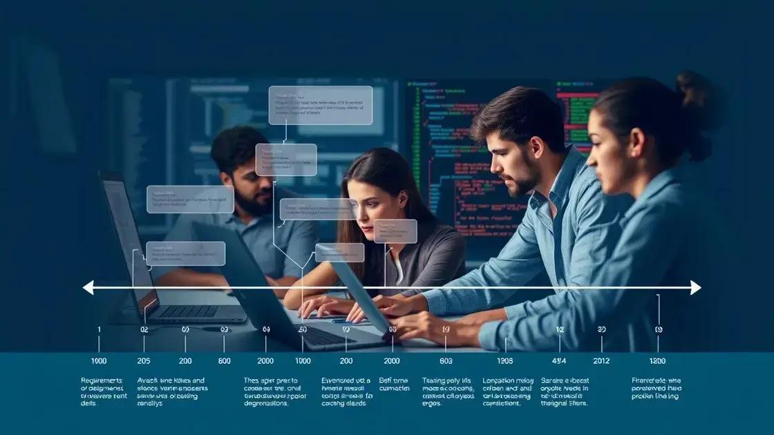 Etapas do processo de desenvolvimento personalizado