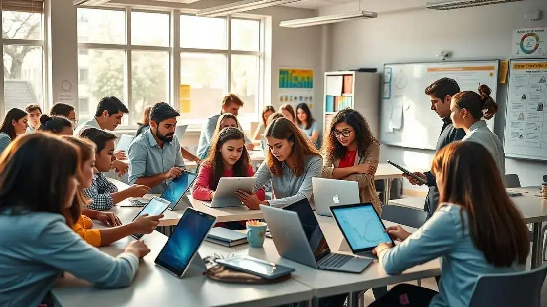 Benefícios da tecnologia para alunos e professores