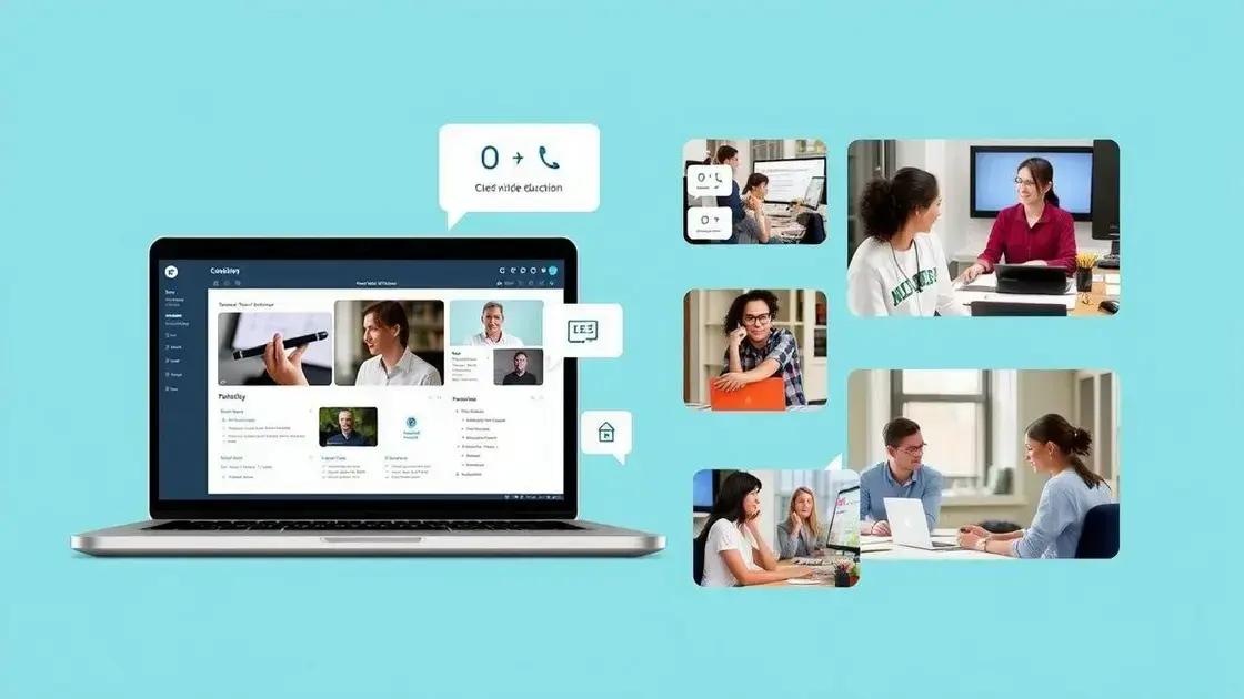 Principais recursos de plataformas de educação online