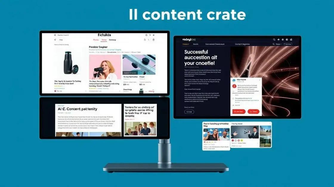 Casos de sucesso de criação de conteúdo IA