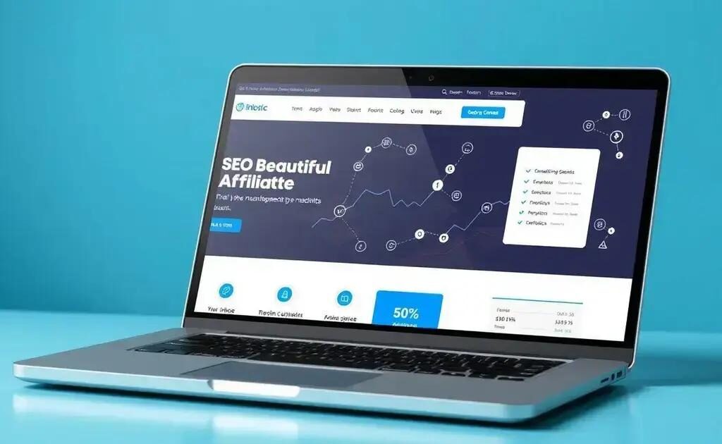 Geração de mini sites de afiliados otimizados por IA para SEO