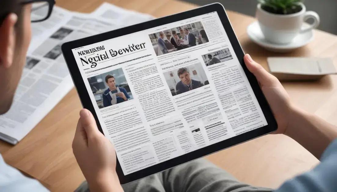 Newsletter automatizada: resumos de notícias e tendências geradas por IA